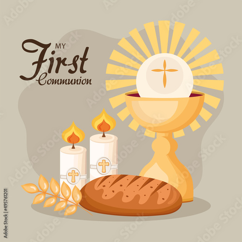 first communion lettering