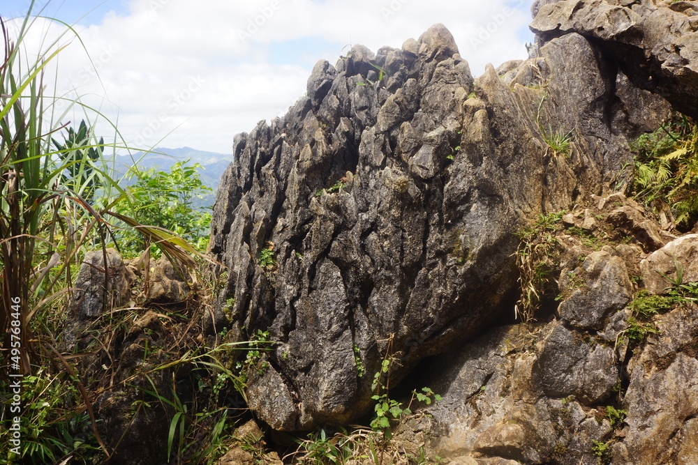 limestone karst rock outcrop daraitan mountain philippines 2