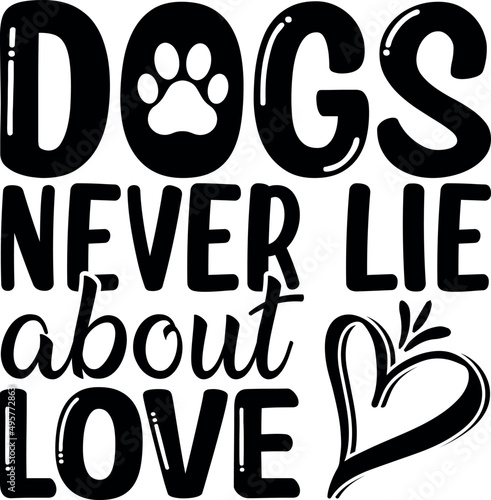 Dog SVG Silhouette Tshirt Design for Dog Lovers, Black and white t-shirt design quote with dog quotes