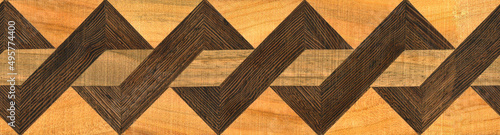 Photos Wooden marquetry can be patterns created from the combination of wood, wooden fl