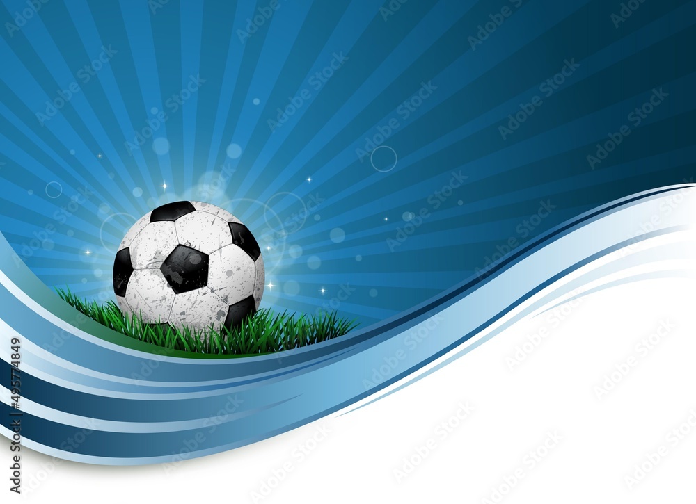 Naklejka premium soccer final