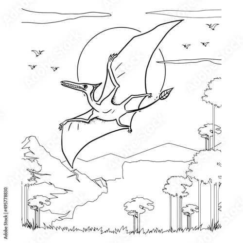 Dinosaur coloring pages