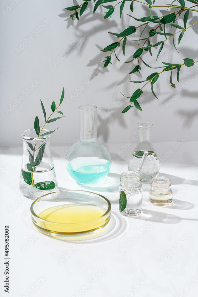 Alternative natural medicine based on green herbs. Natural organic cosmetics for skin care. Laboratory studies of natural medicines. Alternative natural medicine based on green herbs. Natural organic cosmetics for skin care. Laboratory studies of natural medicines.
