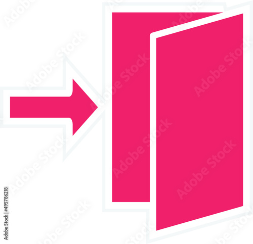 Vector Design Check In Icon Style