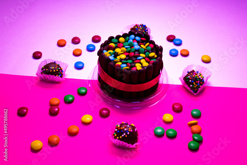 cake with candles