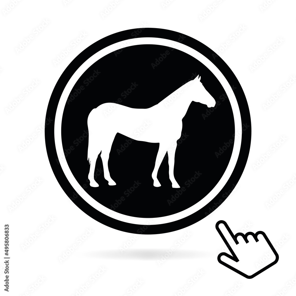 Logo centre équestre. Logo centre équestre.