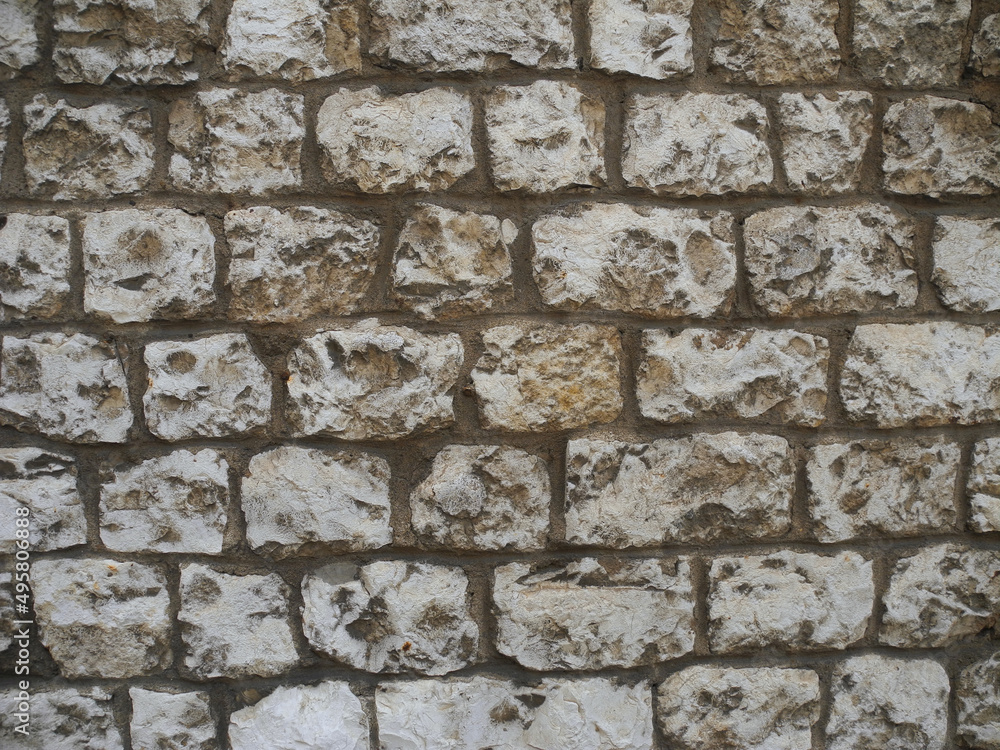 Old wall made of natural stone. Background for design.     