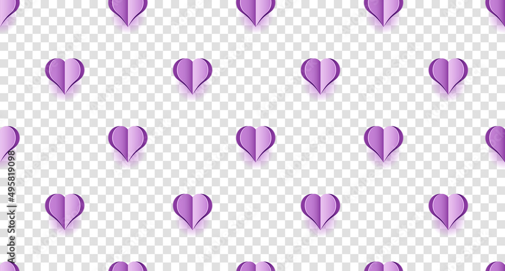 Seamless pattern with purple hearts. Hearts wallpaper. Cute purple hearts seamless texture pattern. Cute seamless pattern. Vector illustration Seamless pattern with purple hearts. Hearts wallpaper. Cute purple hearts seamless texture pattern. Cute seamless pattern. Vector illustration