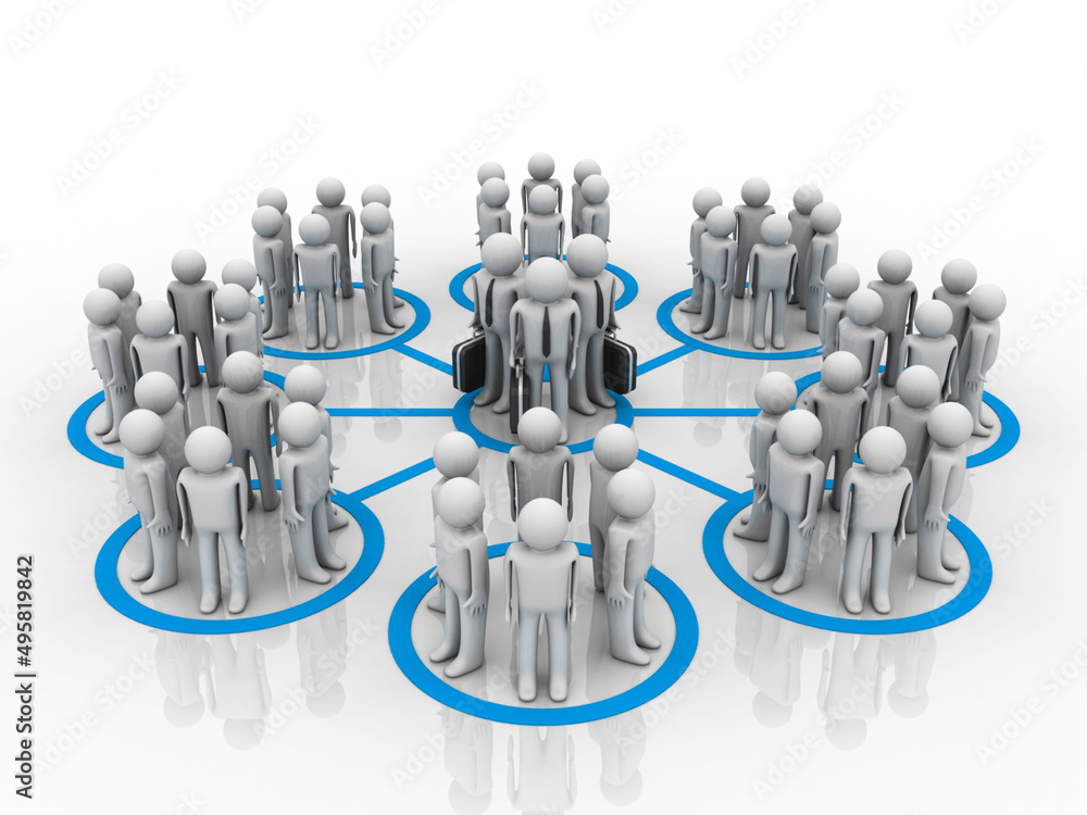 3d illustration Business Network concept
3d illustration Business Network concept