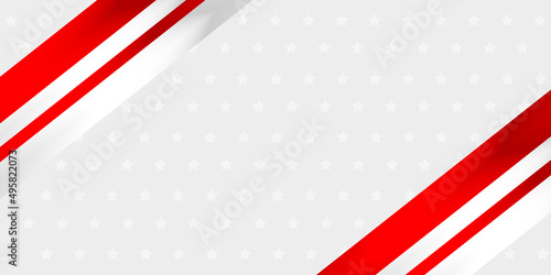Red and white background