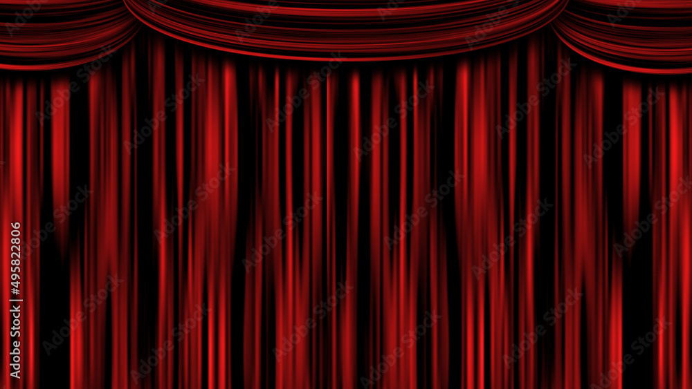 Fototapeta premium 舞台のカーテン背景