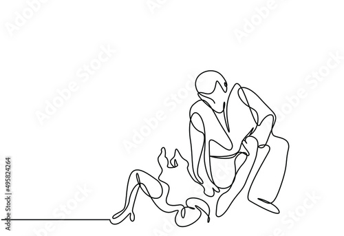 one person catches a criminal. melee master beats a novice