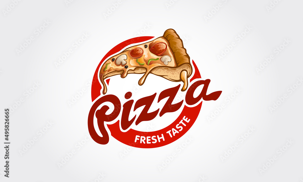 Pizza Vector Logo Cartoon. This logo is highly suitable for any pizza related restaurant, fast food, delivery, bistro, catering and Italian food related businesses. Stock Vector | Adobe Stock Pizza Vector Logo Cartoon. This logo is highly suitable for any pizza related restaurant, fast food, delivery, bistro, catering and Italian food related businesses. Stock Vector | Adobe Stock