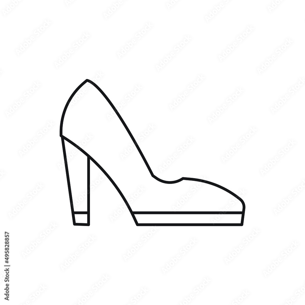 women shoes vector for symbol icon website presentation women shoes vector for symbol icon website presentation