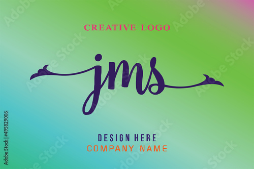JMS lettering logo is simple, easy to understand and authoritative