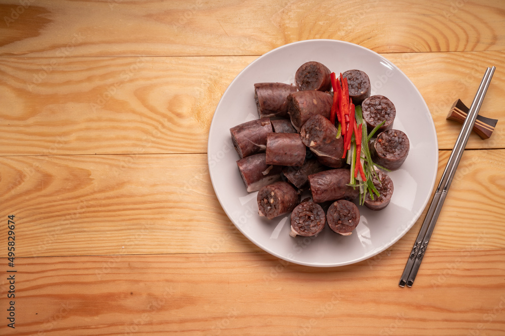 [Sin-uiju] Korean Glutinous Blood Sausage (Sundae) Soup 600g