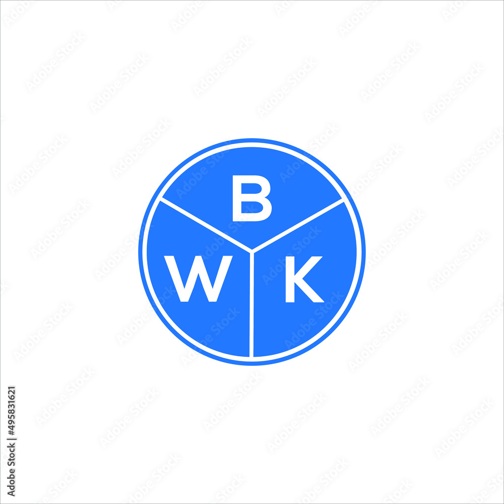 BWK letter logo design on black background. BWK creative initials letter logo concept. BWK letter design. BWK letter logo design on black background. BWK creative initials letter logo concept. BWK letter design.