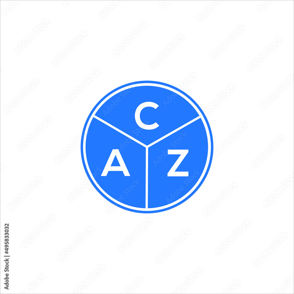 CAZ letter logo design on black background. CAZ creative initials letter logo concept. CAZ letter design. CAZ letter logo design on black background. CAZ creative initials letter logo concept. CAZ letter design.
