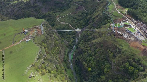 Aerial, Dashbashi Canyon, Georgia photo