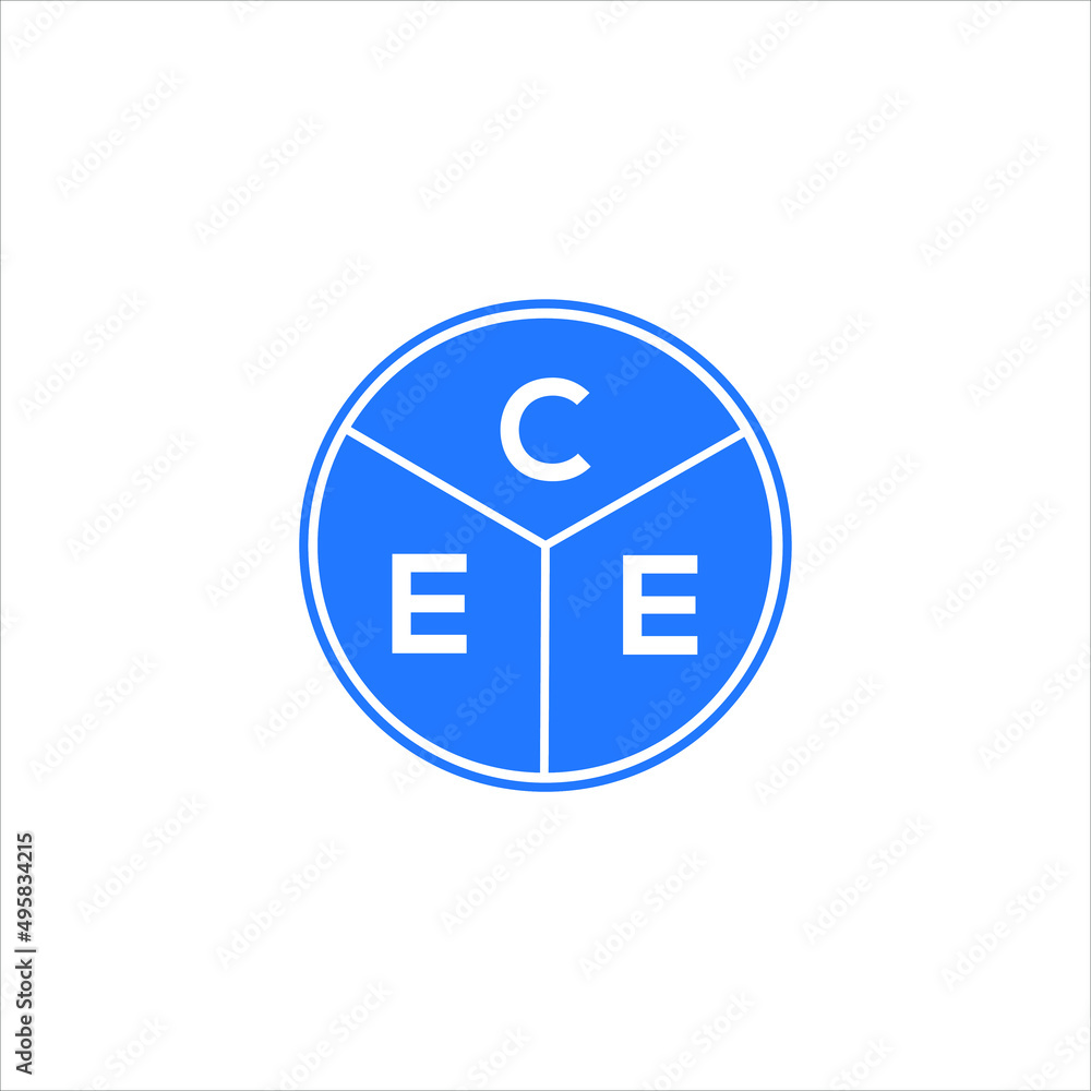 CEE letter logo design on White background. CEE creative Circle letter logo concept. CEE letter design. CEE letter logo design on White background. CEE creative Circle letter logo concept. CEE letter design.