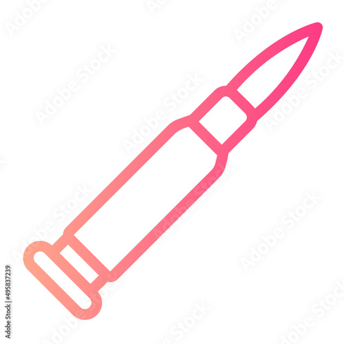 ammunition gradient icon