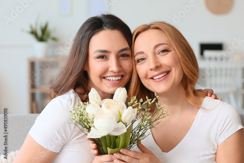 Young woman and her mother ...