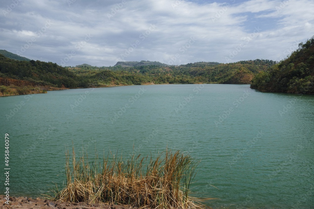 Scenic view of Kirandich Dam in Baringo County, Kenya