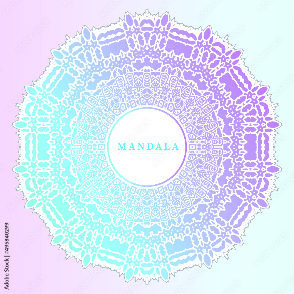 elegant gradient mandala vector for design elegant gradient mandala vector for design