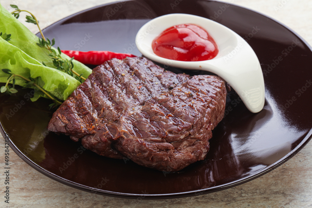 Grilled machete skirt beef steak Grilled machete skirt beef steak