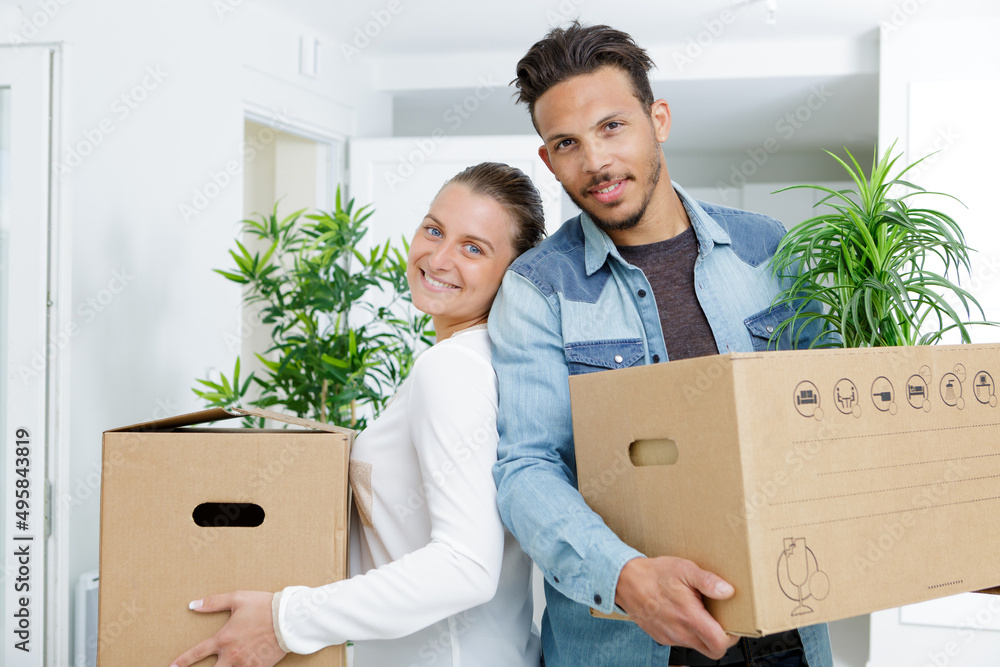 a couple moving in house a couple moving in house