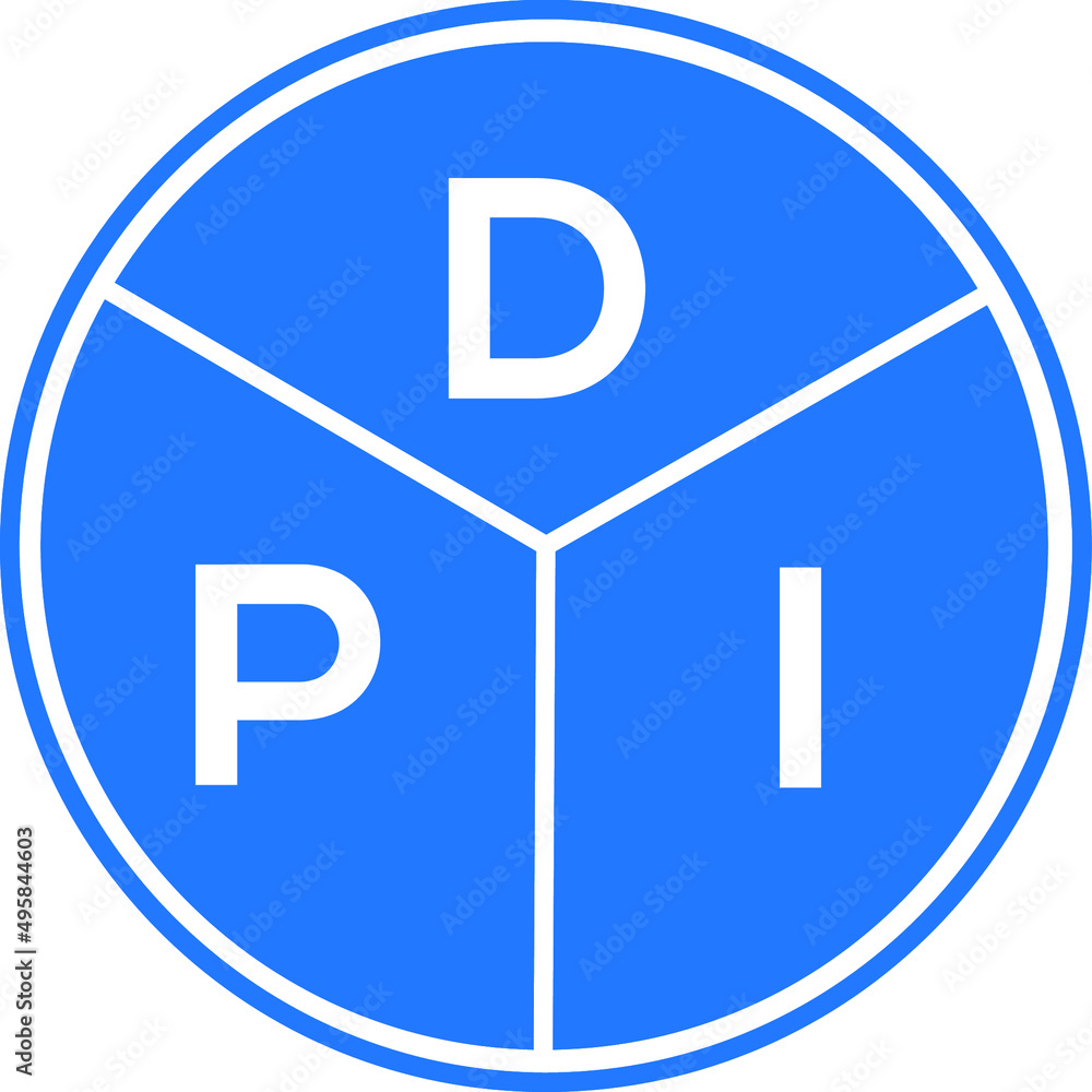 DPI letter logo design on White background. DPI creative Circle letter logo concept. DPI letter design. DPI letter logo design on White background. DPI creative Circle letter logo concept. DPI letter design.