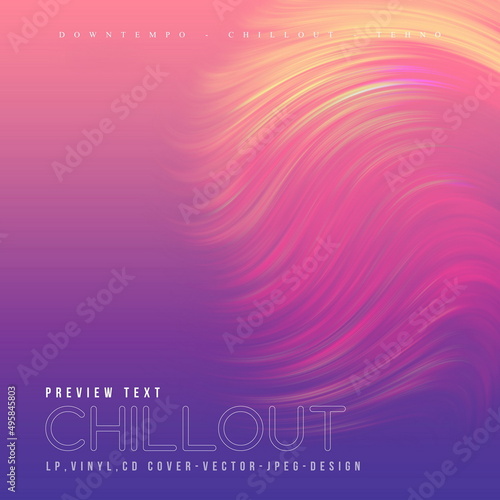 Music Album Cover for the Web Presentation. Colorful Vector Design. Abstract Cards Set. Posters Template Set. Vinyl and CD cover. Square posters, flyers, banners, leaflets. CD Artwork