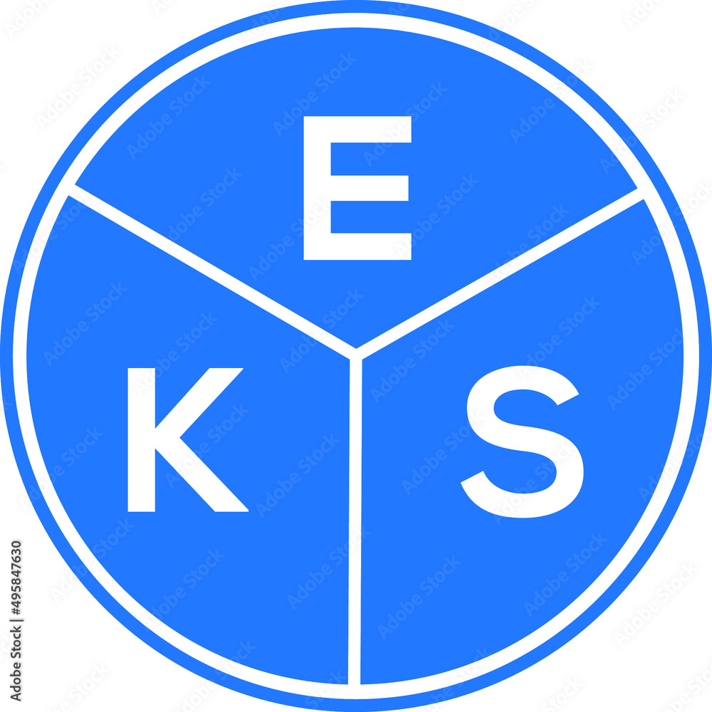 EKS letter logo design on White background. EKS creative Circle letter logo concept. EKS letter design.
EKS letter logo design on White background. EKS creative Circle letter logo concept. EKS letter design.