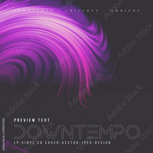 Music Album Cover for the Web Presentation. Colorful Vector Design. Abstract Cards Set. Posters Template Set. Vinyl and CD cover. Square posters, flyers, banners, leaflets. CD Artwork