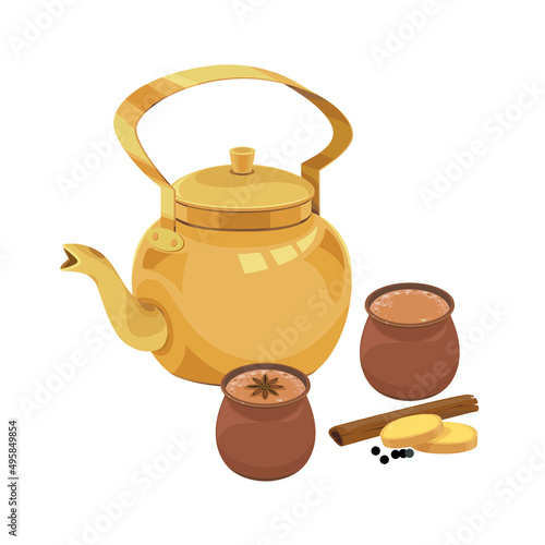 Masala  chai tea set