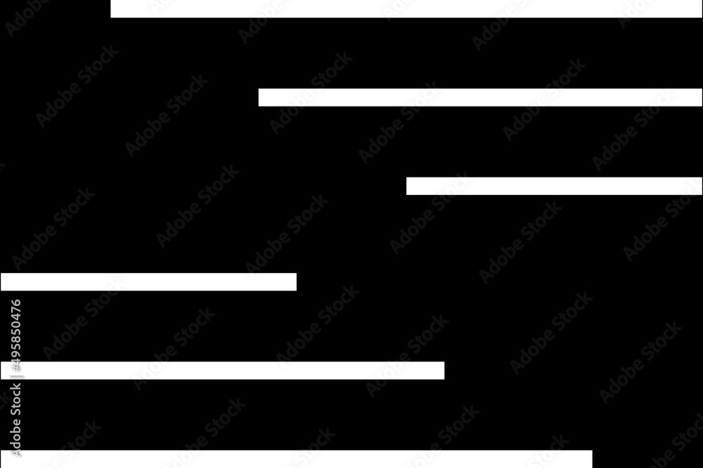 Upper and lower side triple lines illustration in black and white background Upper and lower side triple lines illustration in black and white background