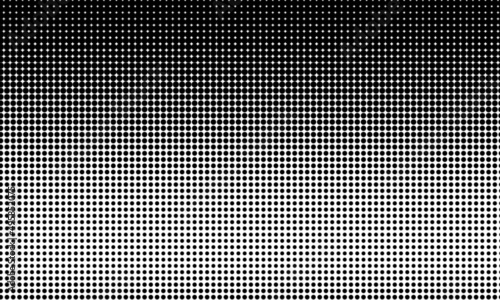 Vertical gradient halftone dots background. Pop art template, texture. illustration.Black halftone background. Black polka dot. Halftone patterns. Modern clean Halftone Background, backdrop, texture.