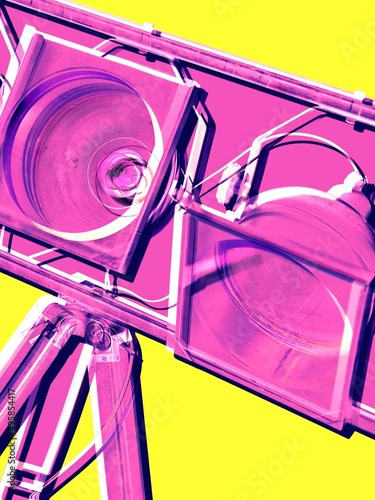Pop art movie light