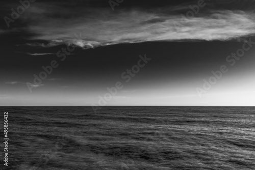 clouds over the sea