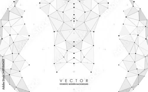 Abstract polygonal space