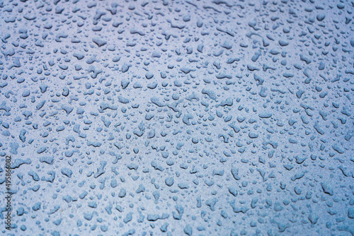 Background with water drops on the glass. Water vapor on the window