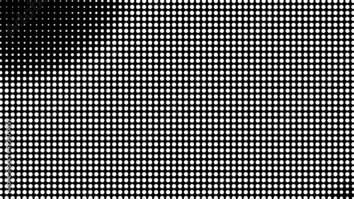 Generative gray simple art. Screen media technology. Code, digital creative. Coding abstract video trippy. Mesh LCD display. Scale size different hole space.