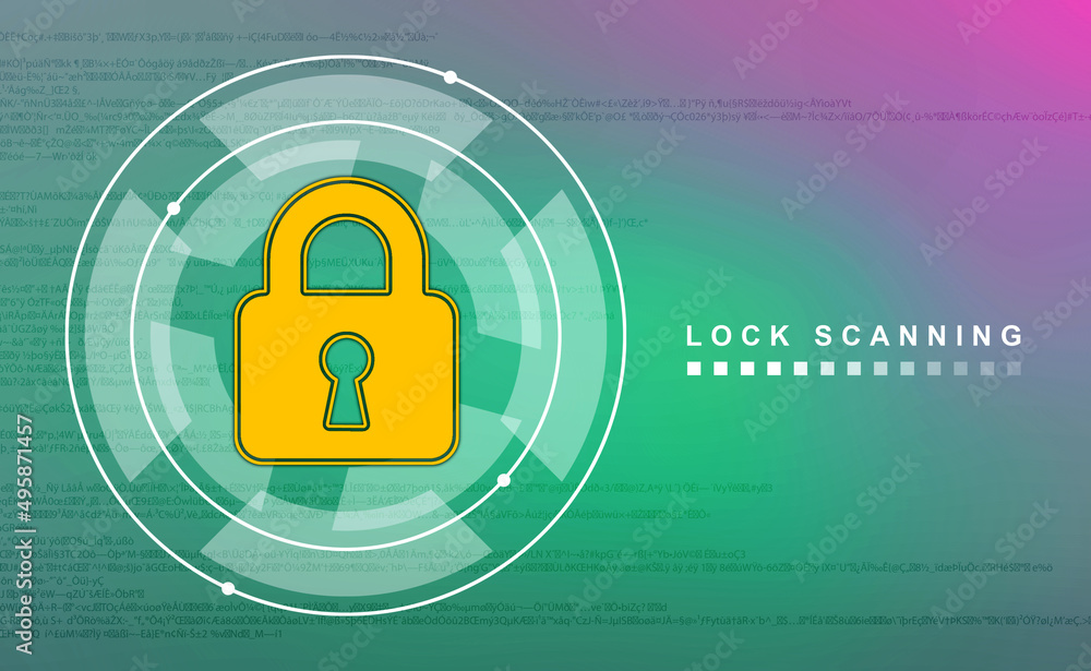 2d illustration Safety concept: Closed Padlock on digital background
2d illustration Safety concept: Closed Padlock on digital background