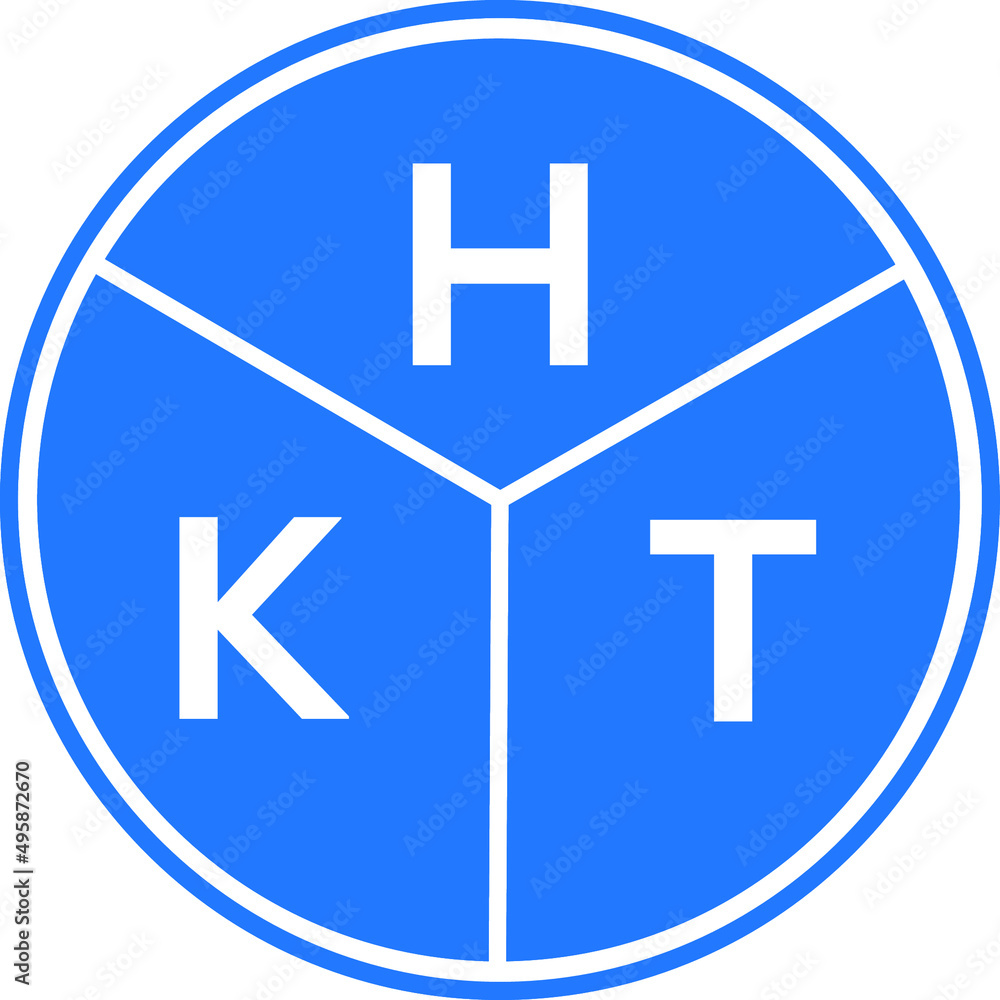 HKT letter logo design on white background. HKT creative circle letter logo concept. HKT letter design. HKT letter logo design on white background. HKT creative circle letter logo concept. HKT letter design.