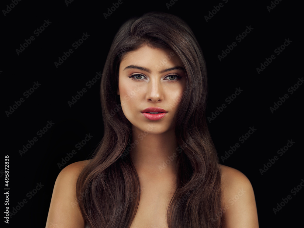 Pouting helps my lips look even better. Studio shot of a beautiful woman pouting her lips posing against a black background. Pouting helps my lips look even better. Studio shot of a beautiful woman pouting her lips posing against a black background.