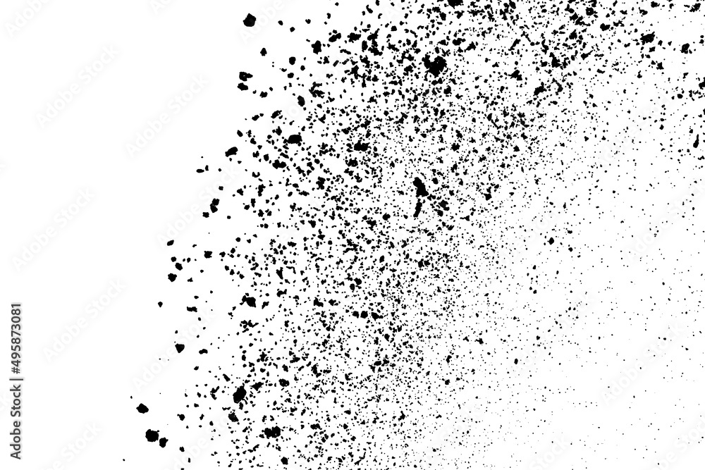 Black grainy texture isolated on white background. Dust overlay. Dark noise granules. Digitally generated image. Vector design elements. Illustration, Eps 10. Black grainy texture isolated on white background. Dust overlay. Dark noise granules. Digitally generated image. Vector design elements. Illustration, Eps 10.