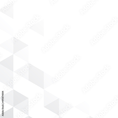 Vector abstract white geometric pattern background. Vector illustration.