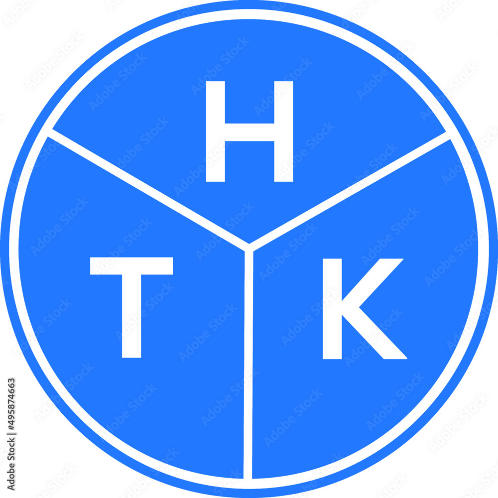 HTK letter logo design on white background. HTK creative circle letter logo concept. HTK letter design. HTK letter logo design on white background. HTK creative circle letter logo concept. HTK letter design.