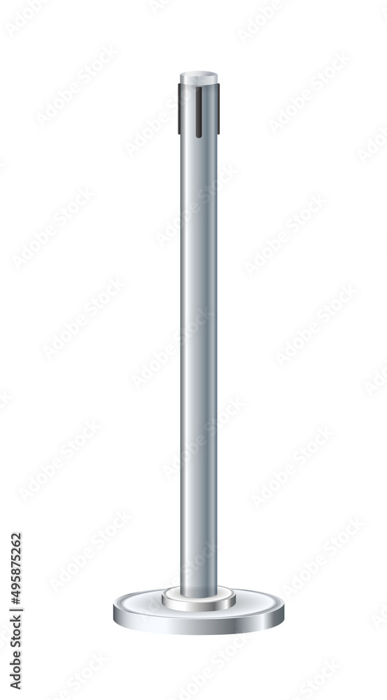Retractable belt rack. Portable tape barrier. Black tape for fencing on silver supports. Retractable belt rack. Portable tape barrier. Black tape for fencing on silver supports.