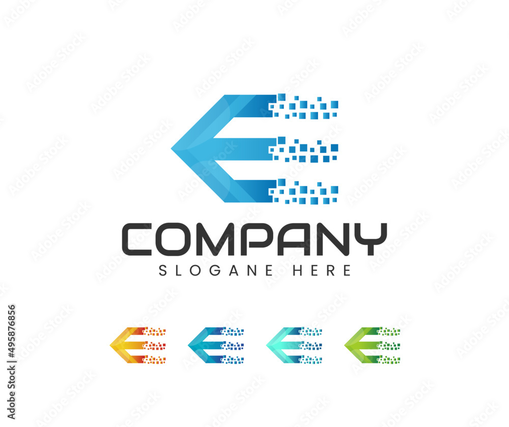 Speed letter initial e logo design template. Motion Speed Line Letter E Logo Design Template Element Speed letter initial e logo design template. Motion Speed Line Letter E Logo Design Template Element